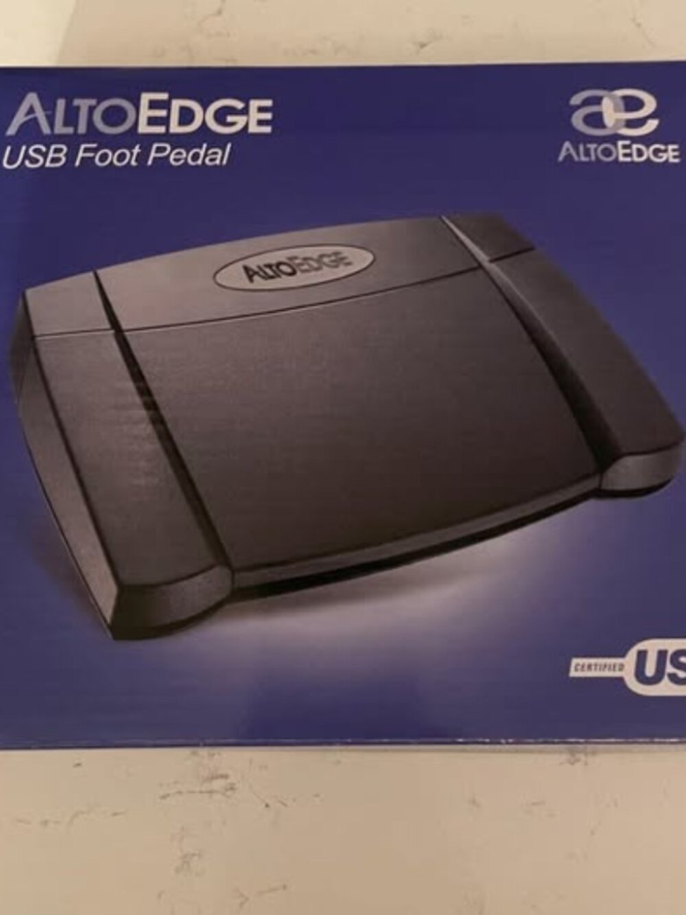 TRANSCRIPTION FOOT PEDAL - Alto Edge USB - Transcription Dictation Model FPAEUSB
